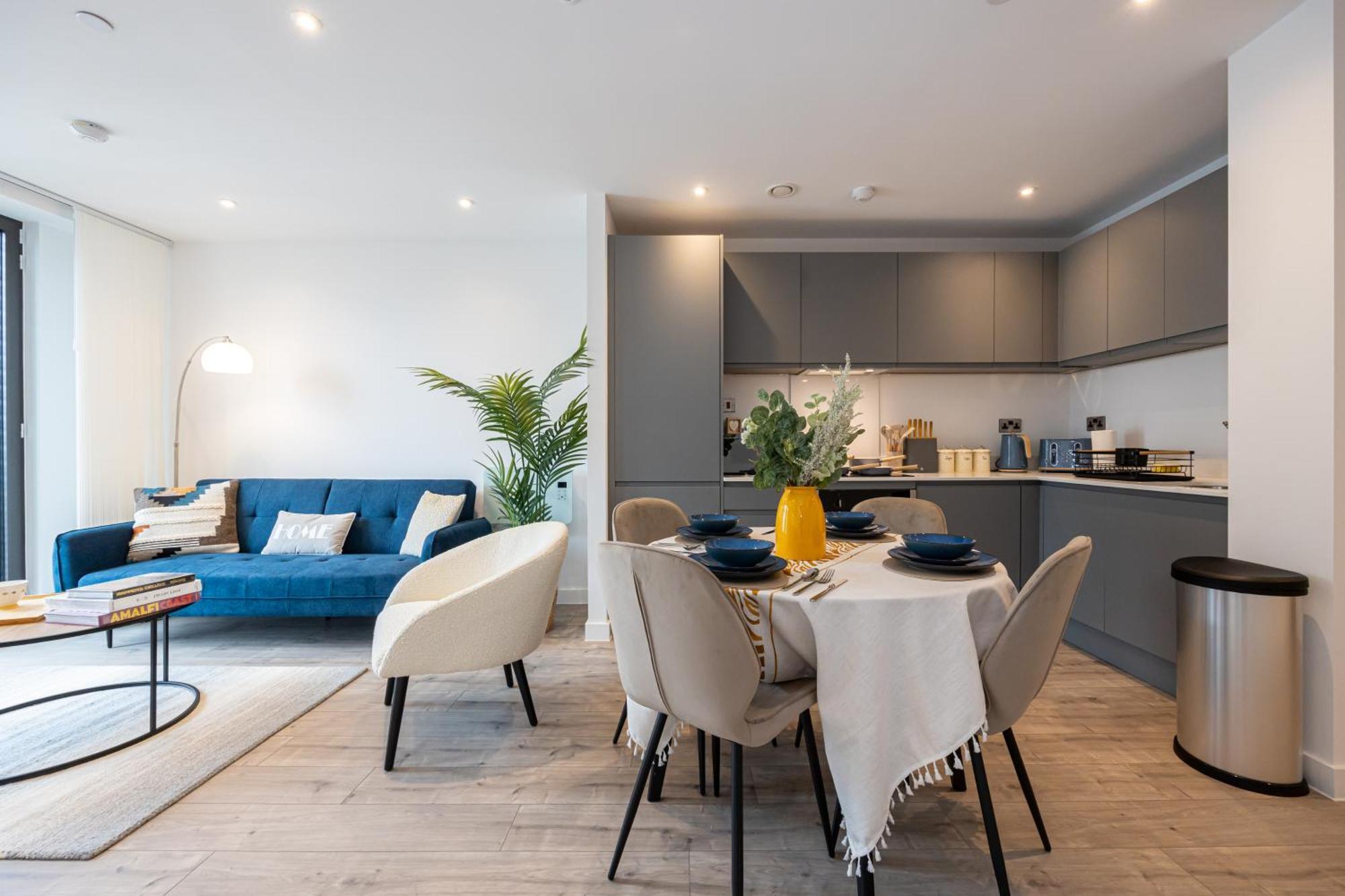 City Center Ultra-Luxe 2Bed Villa Amalfi Manchester Luaran gambar